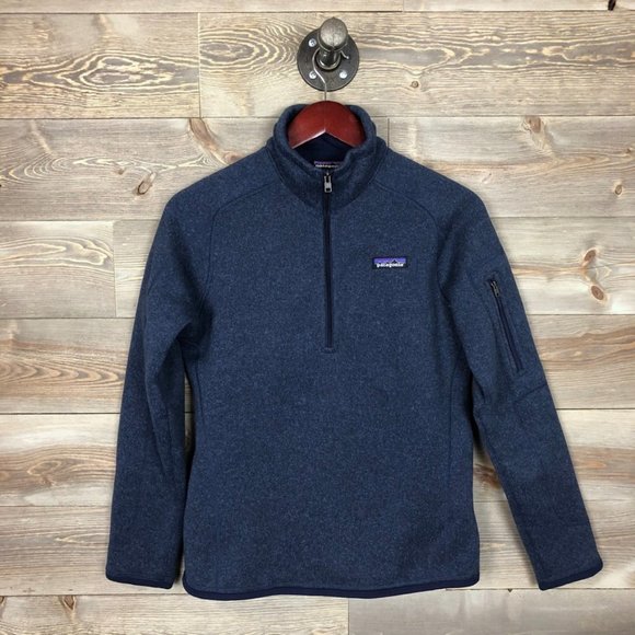 Patagonia Sweaters - Patagonia Better Sweater Navy Blue 1/4  zip